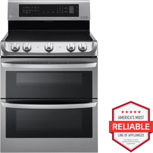 LG Appliances7.3 cu. ft. Electric Double Oven Range with ProBake Convection&reg; and EasyClean&reg;