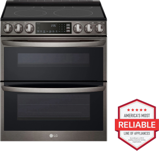 LG Appliances7.3 cu. ft. Smart Electric Double Oven Slide-in Range with InstaView&reg;, ProBake&reg; Convection, Air Fry, and Air Sous Vide